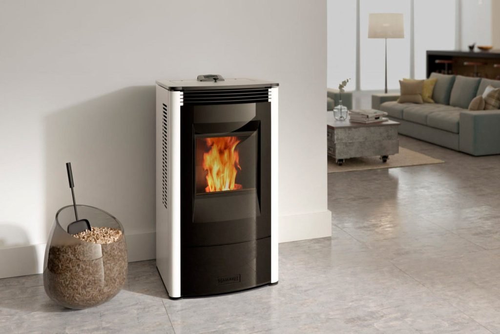 wood pellet home heating stove